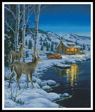 At Waters Edge by Artecy printed cross stitch chart
